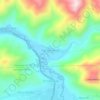 Mapa topográfico San Fernando, altitude, relevo