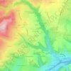 Mapa topográfico La Jubilière, altitude, relevo
