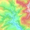 Mapa topográfico Gairsain, altitude, relevo