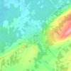 Mapa topográfico Plessisville, altitude, relevo