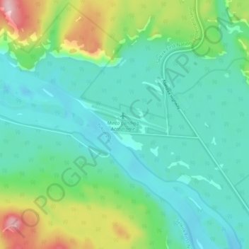 Mapa topográfico Minto, altitude, relevo