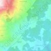 Mapa topográfico Caparrosa, altitude, relevo