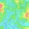 Mapa topográfico Carrefour Obili, altitude, relevo