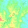 Mapa topográfico Bukit Raja, altitude, relevo