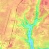 Mapa topográfico Le Grand Vaudasnière, altitude, relevo