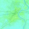 Mapa topográfico Kaliyaganj, altitude, relevo