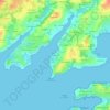 Mapa topográfico Rostiviec, altitude, relevo