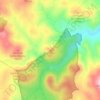 Mapa topográfico El Contador, altitude, relevo