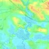 Mapa topográfico Le Cosquer, altitude, relevo