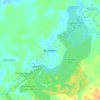 Mapa topográfico Bomberay, altitude, relevo