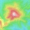 Mapa topográfico Сопка Варгина, altitude, relevo