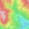 Mapa topográfico Costa, altitude, relevo