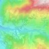 Mapa topográfico Proveyroz, altitude, relevo