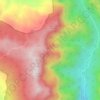 Mapa topográfico Kariango, altitude, relevo