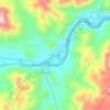 Mapa topográfico Texas Creek, altitude, relevo