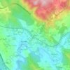 Mapa topográfico Rochão, altitude, relevo