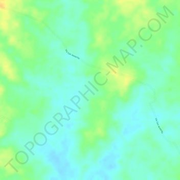 Mapa topográfico El Pozon, altitude, relevo