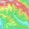 Mapa topográfico Simgadi, altitude, relevo