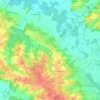 Mapa topográfico Loc, altitude, relevo