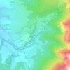 Mapa topográfico Les Ours, altitude, relevo