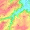 Mapa topográfico Puiselet-le-Marais, altitude, relevo