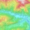 Mapa topográfico Studena Bassa, altitude, relevo