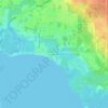 Mapa topográfico Floridatown, altitude, relevo