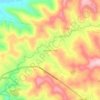Mapa topográfico Linha São Paulo, altitude, relevo