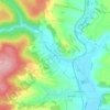Mapa topográfico Unterolberndorf, altitude, relevo