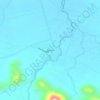 Mapa topográfico Brotas, altitude, relevo