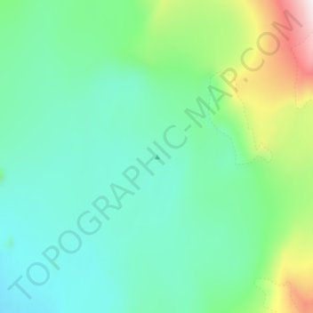 Mapa topográfico Princess Margaret Range, altitude, relevo