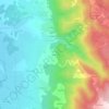 Mapa topográfico Chatoux, altitude, relevo