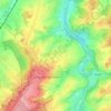 Mapa topográfico Samme, altitude, relevo