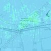 Mapa topográfico Hazerswoude-Rijndijk, altitude, relevo