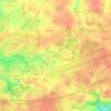 Mapa topográfico Pénéty Tosta, altitude, relevo