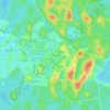 Mapa topográfico Les Présidents, altitude, relevo