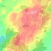 Mapa topográfico Hanshagen, altitude, relevo
