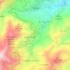 Mapa topográfico Cuesta Falcón, altitude, relevo