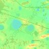 Mapa topográfico Петухово, altitude, relevo