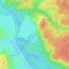 Mapa topográfico Chuvisco, altitude, relevo