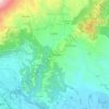 Mapa topográfico Sant'Anna Boschi, altitude, relevo