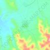 Mapa topográfico San Carlos Buenavista, altitude, relevo