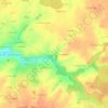 Mapa topográfico Le Mont Doré, altitude, relevo