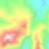 Mapa topográfico Little Marcy, altitude, relevo