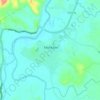 Mapa topográfico Poblacion, altitude, relevo