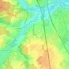 Mapa topográfico Mépilley, altitude, relevo