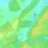 Mapa topográfico Bois Tagnières, altitude, relevo