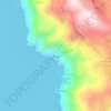 Mapa topográfico Patzaj, altitude, relevo
