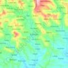 Mapa topográfico Tubungan, altitude, relevo