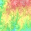 Mapa topográfico La Besse, altitude, relevo